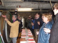 Wijnproeven bij de biowijnboer